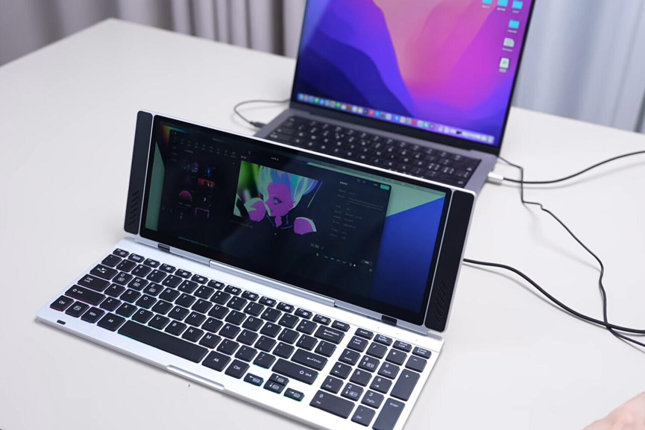 Для ПК и Android выпустили внешний «ноутбук» в виде клавиатуры и монитора