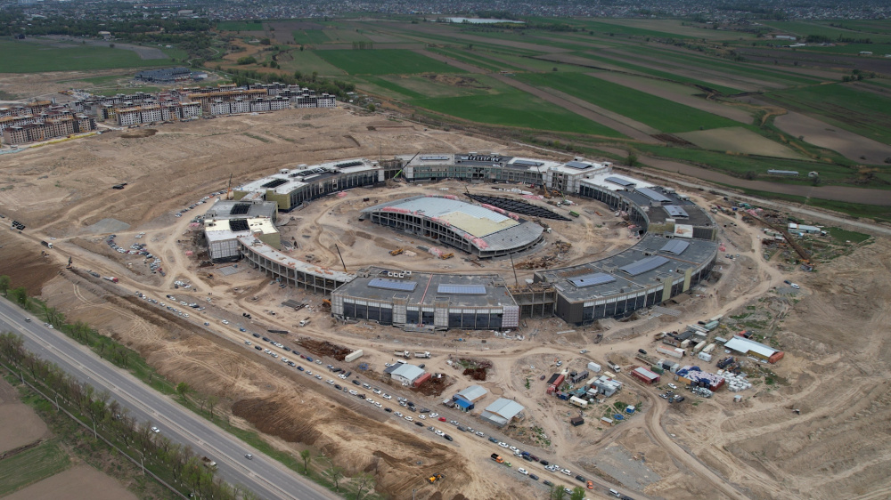 Как идет строительство нового Ошского рынка в Бишкеке (фото, видео)