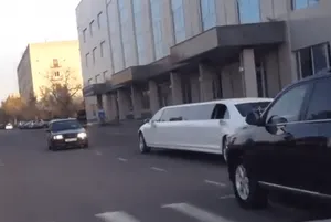 Дорожный трюк на павлодарской свадьбе
