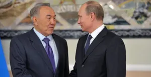 Путин и Назарбаев: положение на Украине и вопросы развития ТС