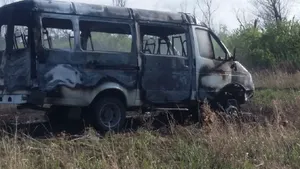 11 школьников спасены при пожаре в маршрутке в СКО