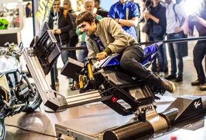Тренажер MotoGP на EICMA-2014 в Милане