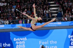 Гимнастка Роза Абитова завоевала «серебро» на юношеской олимпиаде